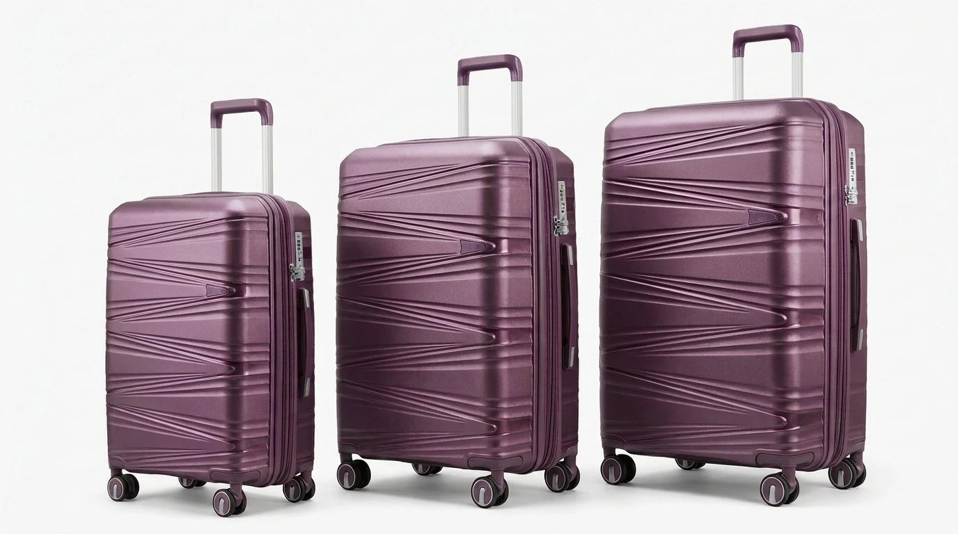 Travel luggage and trolley suitcases at Lucky Bags